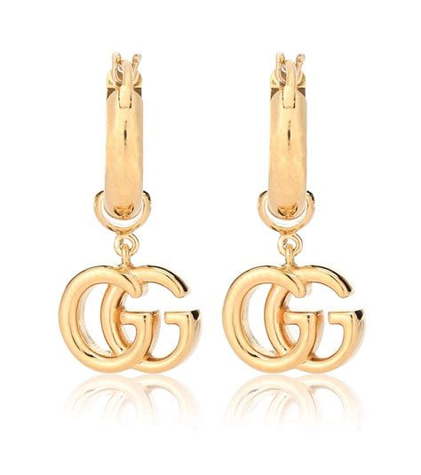 red gucci earrings|Gucci gold jewellery earrings.